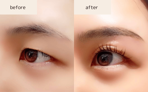 ケラチンラッシュリフト＆アイブロウスタイリング